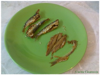 Sardine sotto sale fatte in casa ricetta passo passo