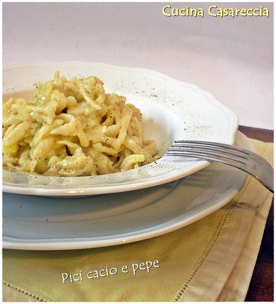 Pici cacio e pepe ricetta primi piatti