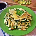 Insalata di zucchine con parmigiano e aceto balsamico