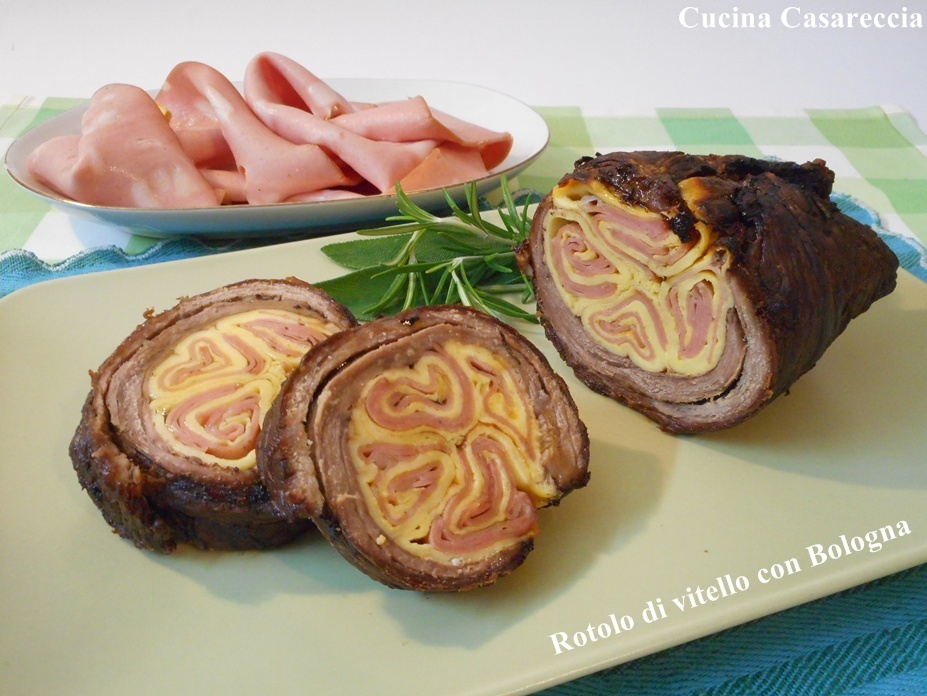 Rotolo di vitello con Bologna