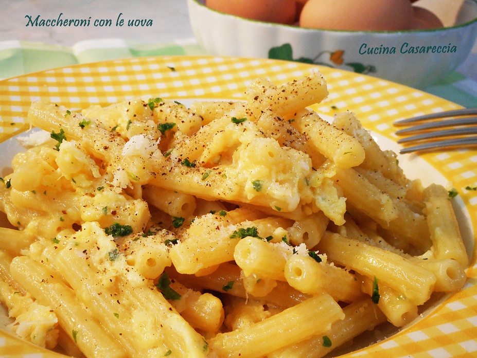 Maccheroni con le uova