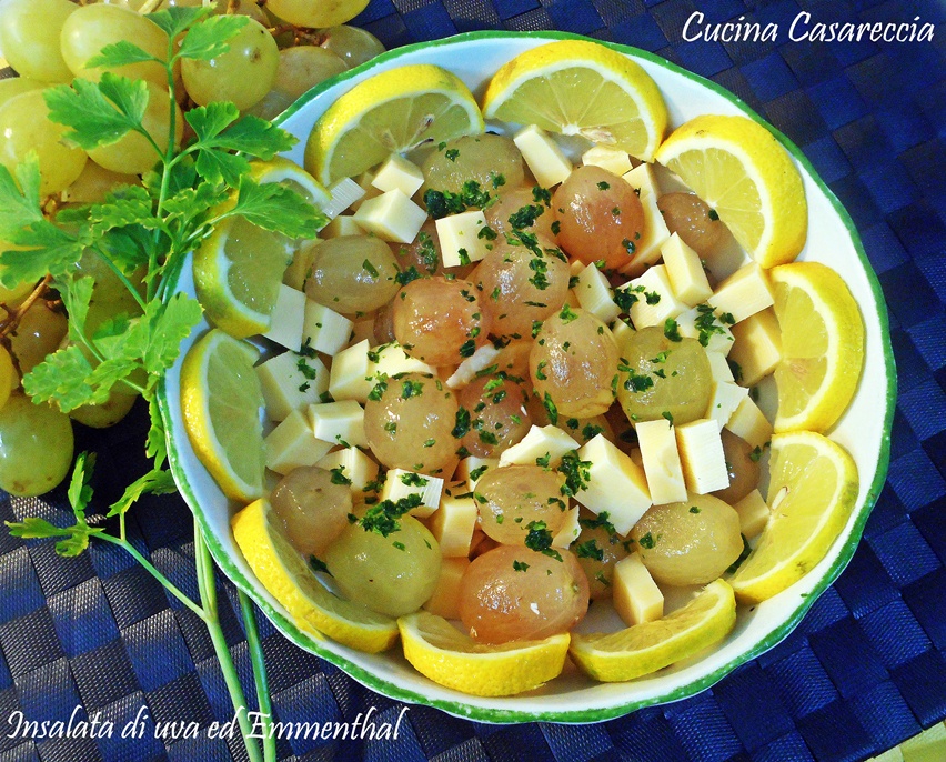 Insalata di uva ed Emmenthal