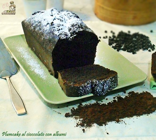 Plumcake al cioccolato con albumi