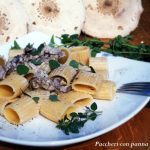 Paccheri con funghi e panna